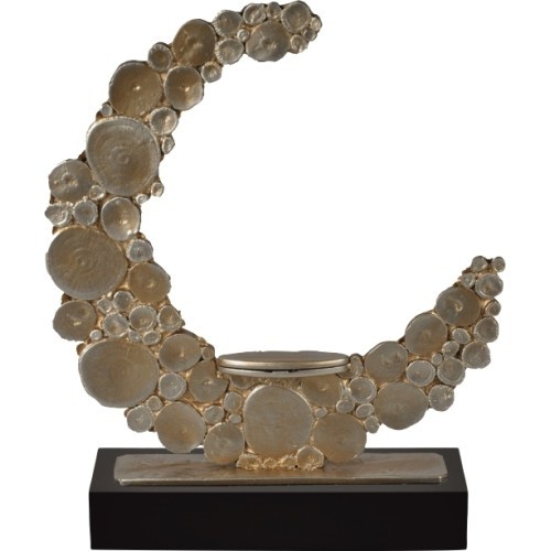 BEL775 Statuette - 29cm - Sidabras/Bronza