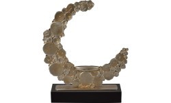BEL775 Statuette - 30cm - Sidabras/Bronza