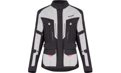 Women’s Motorcycle Jacket W-TEC Xenia - Черный и серый