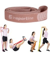 Резинка для фитнеса inSPORTline Rand, средняя - Розовый
