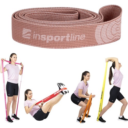 Resistance Band inSPORTline Rand Medium - Pink