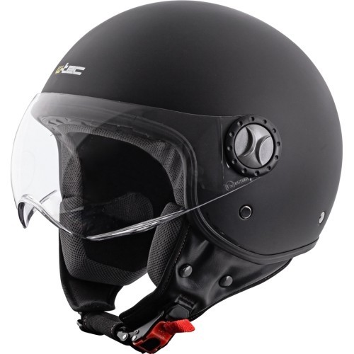 Scooter Helmet W-TEC FS-701MB Matt Black - Black