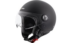 Motorolerio šalmas W-TEC FS-701MB matinis juodas - Juoda