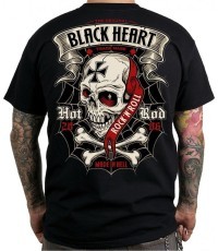 T-Shirt BLACK HEART Crusty Demons - Black