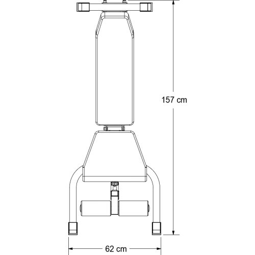 Reguliuojamas treniruočių suoliukas Body Craft F602 PRO