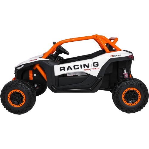 Elektromobilis RACING Road 2000, baltas