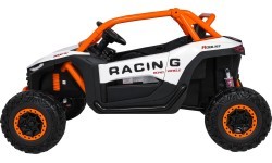 Elektromobilis RACING Road 2000, baltas