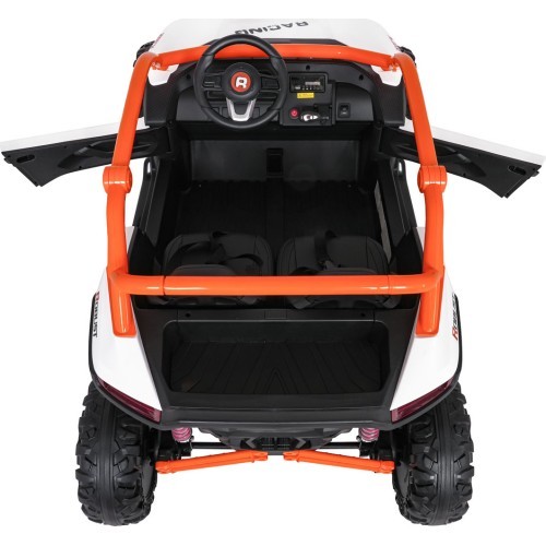 Elektromobilis RACING Road 2000, baltas
