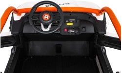 Elektromobilis RACING Road 2000, baltas