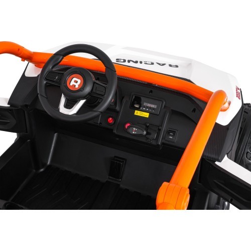 Elektromobilis RACING Road 2000, baltas