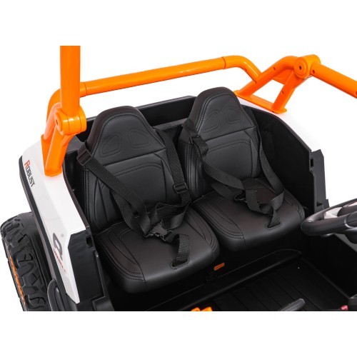 Elektromobilis RACING Road 2000, baltas