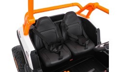 Elektromobilis RACING Road 2000, baltas