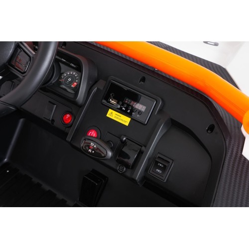 Elektromobilis RACING Road 2000, baltas