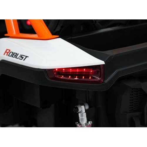 Elektromobilis RACING Road 2000, baltas