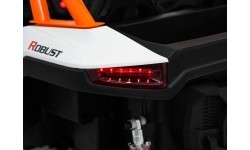 Elektromobilis RACING Road 2000, baltas