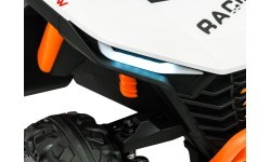 Elektromobilis RACING Road 2000, baltas