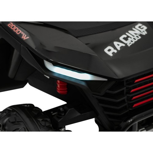 RACING Road 2000 juodas elektromobilis vaikams