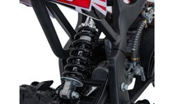 Vaikiškas motociklas su vidaus degimo varikliu 49CC STORM, raudonas