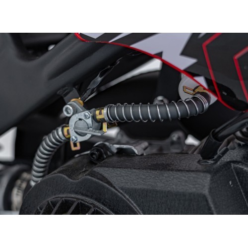 Vaikiškas motociklas su vidaus degimo varikliu 49CC STORM, raudonas