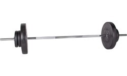 Cement Plate-Loaded Dumbbell Set w/ Dip Station inSPORTline CEM 180 + 40 cm/30 mm 80 kg