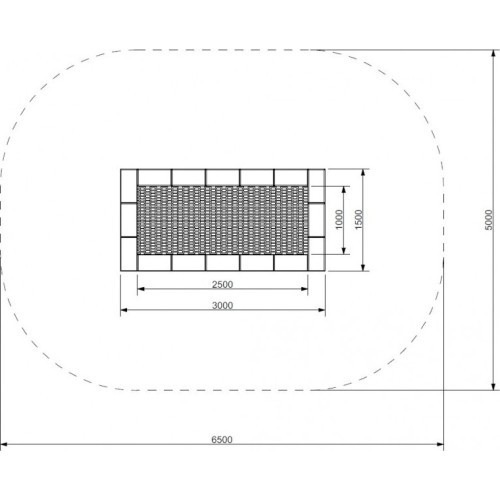 Trampoline Inter-Play Orta 150 x 300