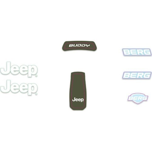 Buddy 2.0 lipdukų rinkinys Jeep