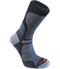 Kojinės Bridgedale Hike Ultralight, juodos - 845