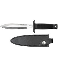 Метательный нож Fox Outdoor в кожаном чехле