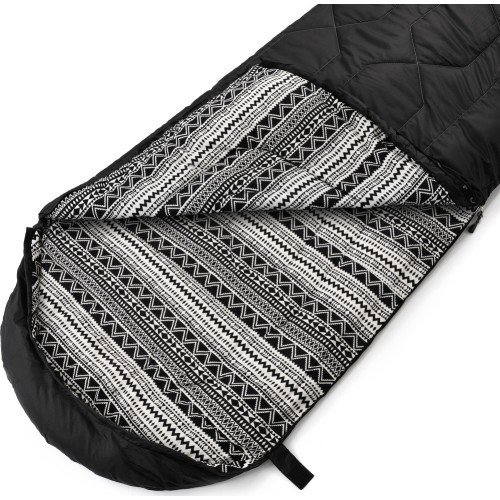Meteor sleeping bag timber cotton - Black