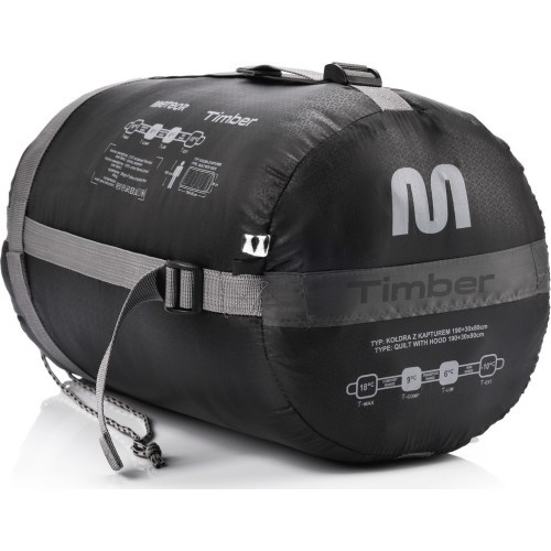 Meteor sleeping bag timber cotton - Black