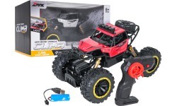 Nuotoliniu būdu valdomas krautuvas 1:18 CLIMB POWER, raudonas