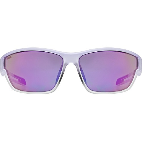 Uvex sportstyle 806 glasses, purple fade / mirror purple
