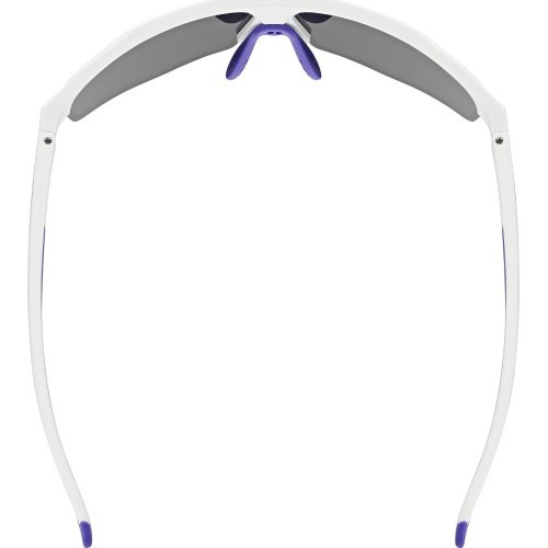 Akiniai Uvex axos set white matt / mirror purple