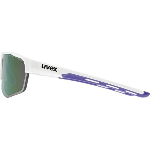 Akiniai Uvex axos set white matt / mirror purple