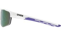 Akiniai Uvex axos set white matt / mirror purple
