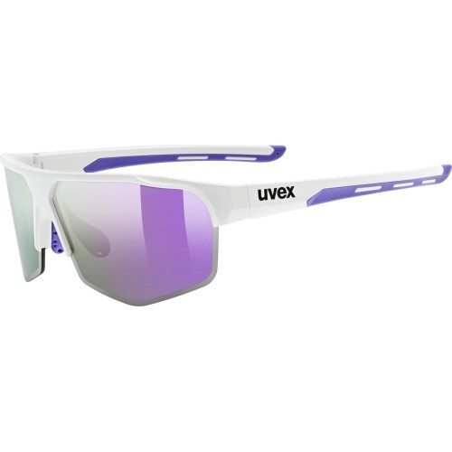 Akiniai Uvex axos set white matt / mirror purple
