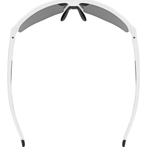 Uvex axos set white matt / mirror silver glasses