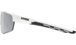 Очки Uvex axos set white matt / mirror silver