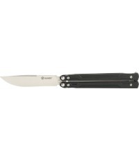 Ganzo Firebird G766-BK sulankstomas peilis su drugeliu