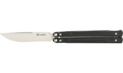 Ganzo Firebird G766-BK sulankstomas peilis su drugeliu