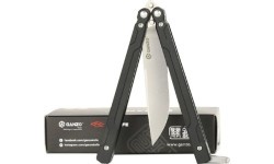 Ganzo Firebird G766-BK sulankstomas peilis su drugeliu