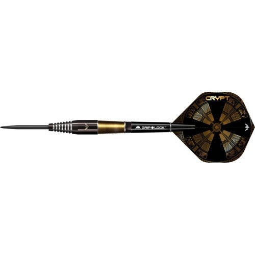 Darts Mission Crypt Black & Gold PVD M2 90% Steel – 3-Pack