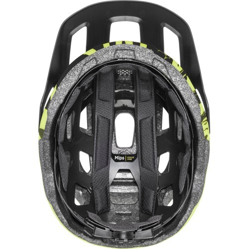 Uvex React Jr. MIPS helmet, lime-black