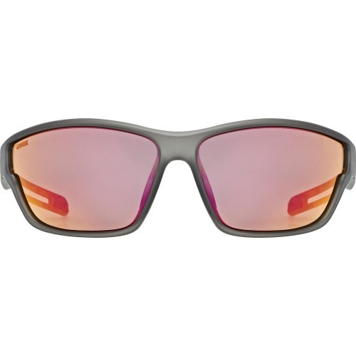 Akiniai Uvex sportstyle 806 smoke mat / mirror red