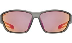 Akiniai Uvex sportstyle 806 smoke mat / mirror red