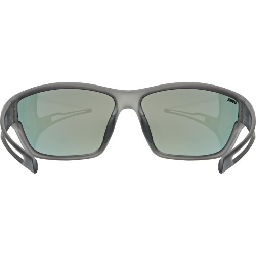 Uvex Sportstyle 806 glasses smoke matt / mirror red