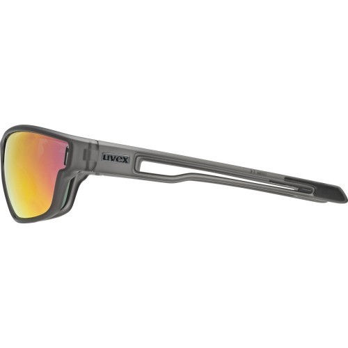 Очки Uvex Sportstyle 806 smoke матовые / mirror red