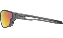 Akiniai Uvex sportstyle 806 smoke mat / mirror red
