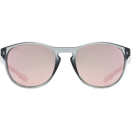 Uvex LGL 53 glasses smoke / mirror pink