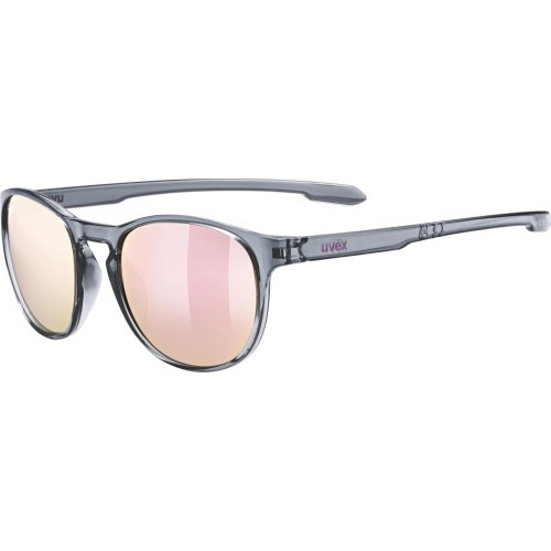 Akiniai Uvex LGL 53 smoke / mirror pink